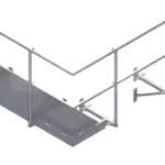 Plataforma metálica de mantenimiento
