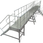 Pasarela metálica industrial
